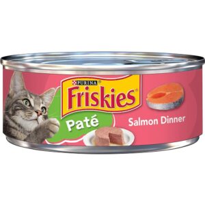 Purina Friskies Pate Salmon Dinner Alimento Húmedo Para Gatos 5.5oz