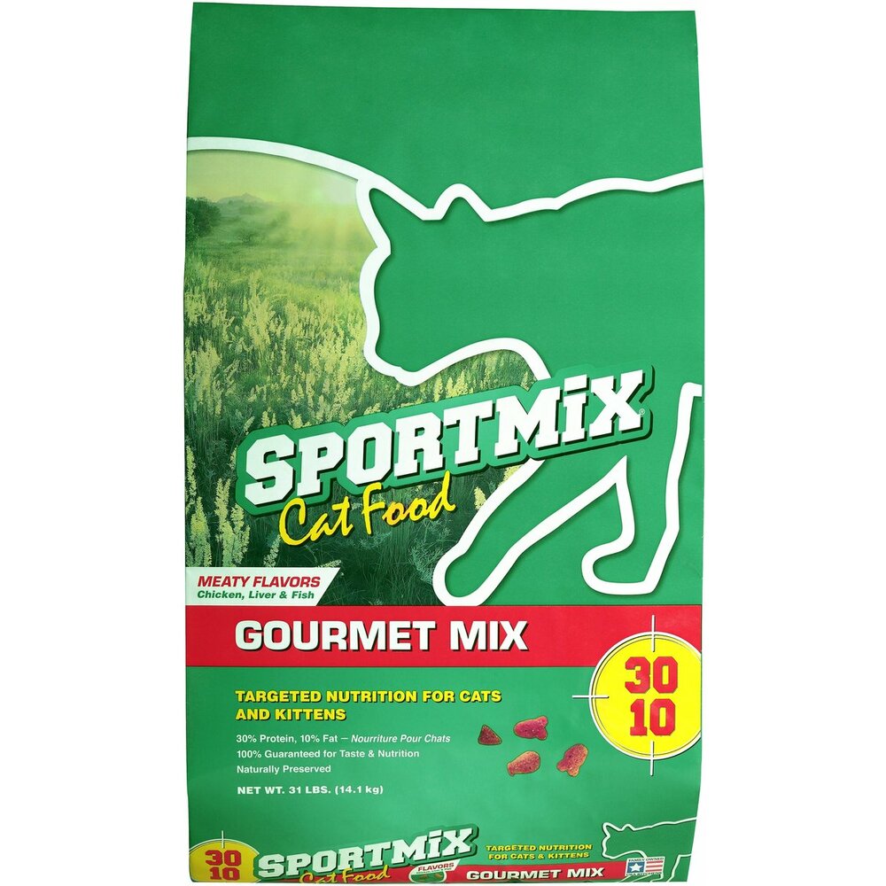 Sportmix Cat Food 30/10 Alimento Seco Para Gatos Y Gatitos 31 Lb