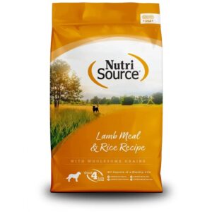 Nutrisource Lamb Meal & Rice Alimento Seco De Cordero Para Perros 5lb/2.2kg