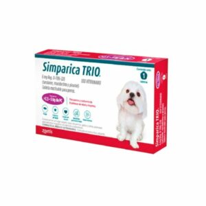 Simparica Trio 2.5-5kg Antiparasitario Interno Y Externo