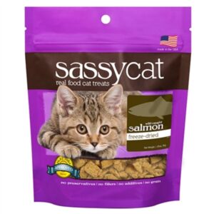 Sassy Cat Golosinas Sin Granos De Salmón Para Gatos 25g