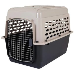 Petmate Jaula Transportador Medium Negro Y Crema Para Perros 32"