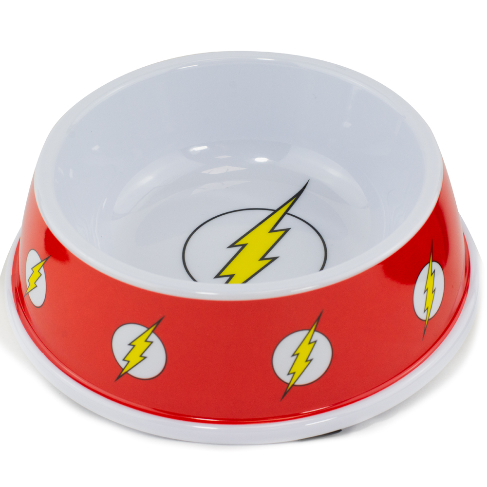 Dc Comics Flash Plato De Melamina Para Perros 16oz