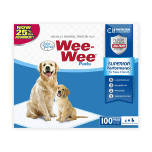 Wee Wee Pads Almohadilla De Entrenamiento Para Perros 22" X 23" 100 Unds