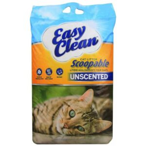 Easy Clean Unscented Arena Aglutinante Sin Aroma Para Gatos 20 Lb
