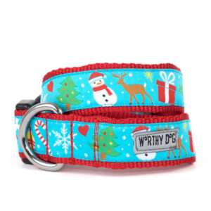The Worthy Dog Navidad Collar Para Perros 15"