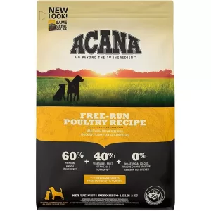 Acana Free-run Poltry Libre De Aves De Corral Para Perros 4.5lb/2.kg