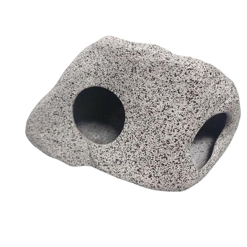 ifundom Adorno Cueva De 2 Hoyos Para Peceras 14 cm