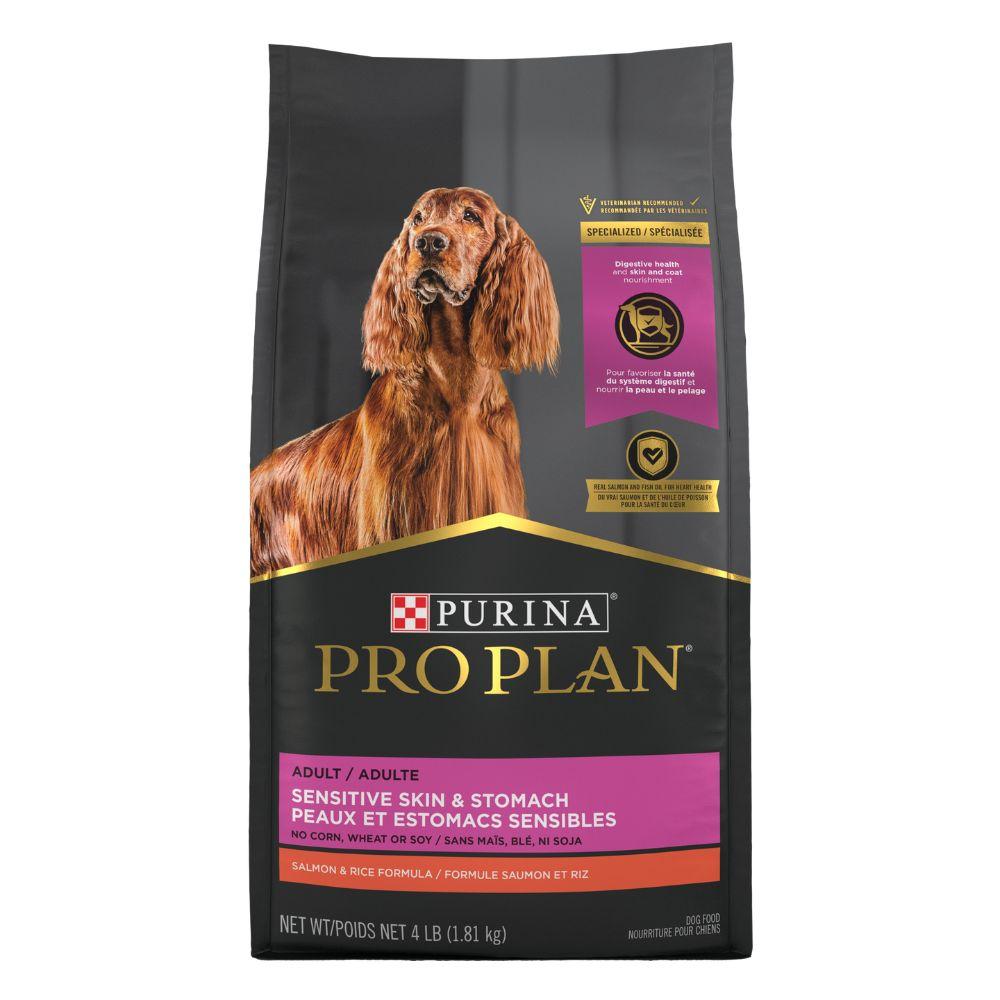 Purina Pro Plan Sensitive Skin and Stomach Salmon and Rice Alimento Para Perros 4lb/1.8kg