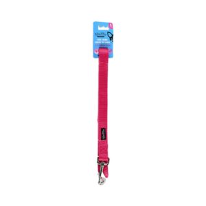 Riley & Rex Correa Nailon Doble Capa Fuchsia para Perros 6'x 1"
