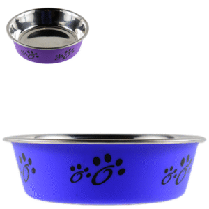 Riley & Rex Plato Azul de Acero Inoxidable para Perros 7″
